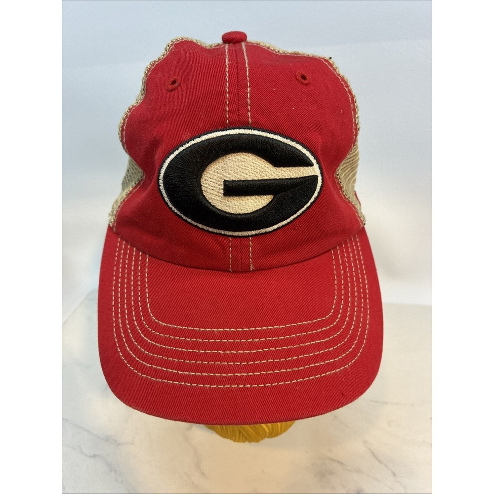 Georgia Bulldogs '47 Brand Red Trucker Clean Up Adjustable Hat Cap College